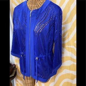 💥💥 Chico’s blue jacket sz 0